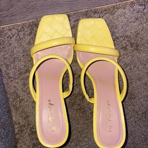 Yellow Women's Sandals
